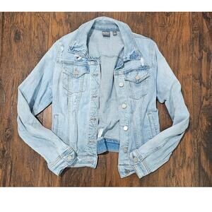 Soho Jean Jacket Size Small Blue